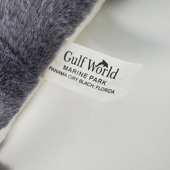 Nanco Gulf World 14" Dolphin Plush Stuffed Animal Gray Marine Life Realistic - Picture 4 of 6